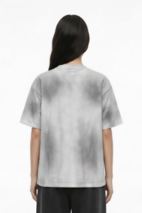 Women's Cotton Streetwear Washed Distressed T-shirt