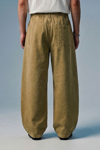 Men's Cooling Washed Breathable Relaxed Fit Cargo Pants