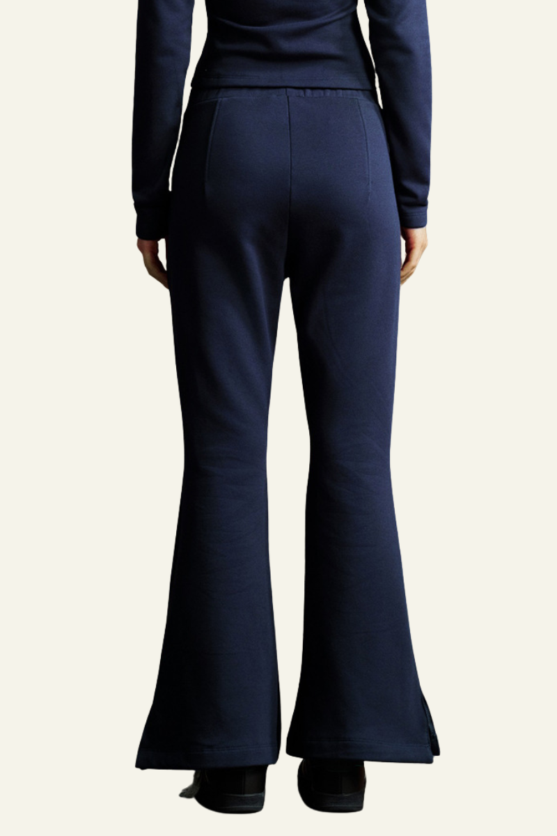 Women's Slimming Pleated waist Flared Pants