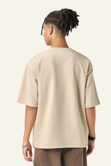 Men’s Streetwear Relaxed  Solid T-shirt