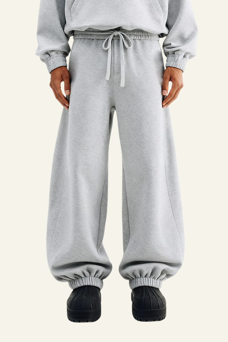 Men's Cotton Streetwear Drawstring Cuffed Sweatpants