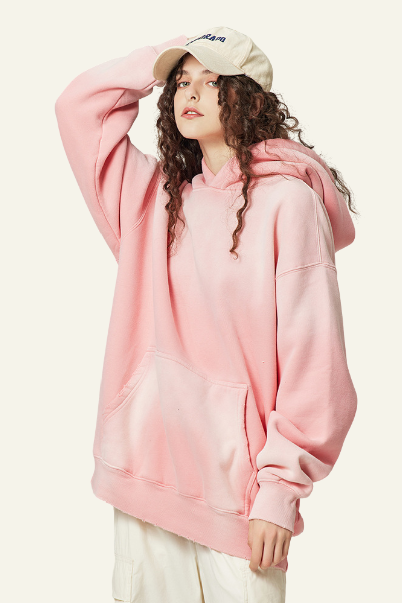 Women's Heavyweight Washed Gradient Hoodie