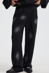 Men's Cotton Streetwear Washed  Gradient Sweatpants