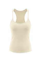 Women's Summer 265g Solid SKM Shaping LowNeck Spaghetti Tank