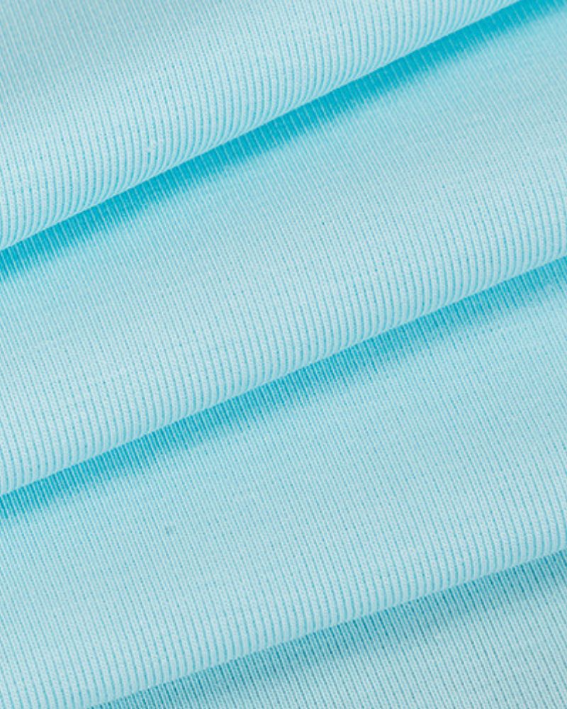 0448 40s Odyal Cotton Fabric & 1x1 Spandex Stretch Fabric