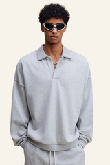 Men's Stand-Collar Pullover Hoodie