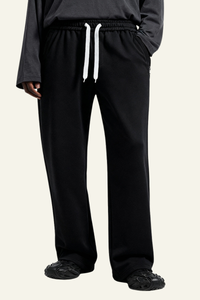 Men's Streetwear Drawstring Straight Leg Pants