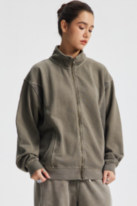 Men/Women's unisex stand-up collar casual jacket for couples