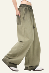 Men's Cotton Vintage Washed Straight Leg Pant