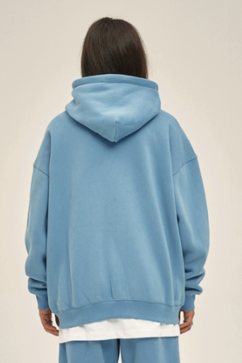 Women's Streetwear 350G Heavyweight Full Zip Hooded Jacket