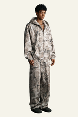 Men's Camouflage Set:Fleece Lined Jacket And Pants