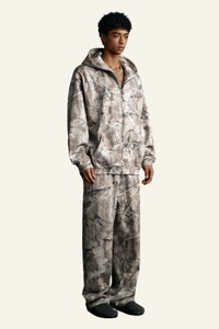 Men's Camouflage Set:Fleece Lined Jacket And Pants