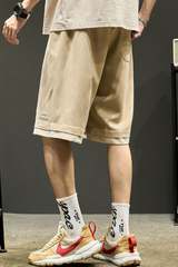 Men's Summer Relaxed Straight Ice Silk 2-in-1 Shorts