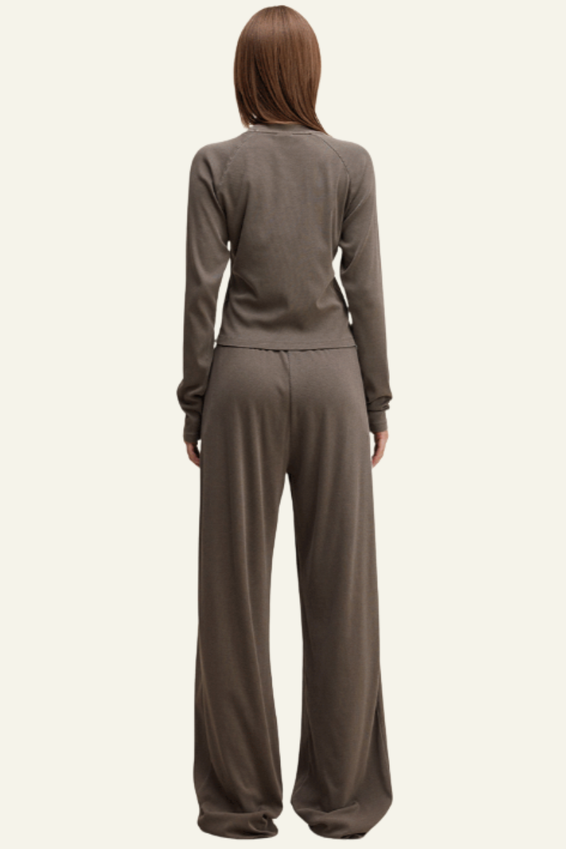 Women's Set:Long Sleeves T-shirt & Casual Pants