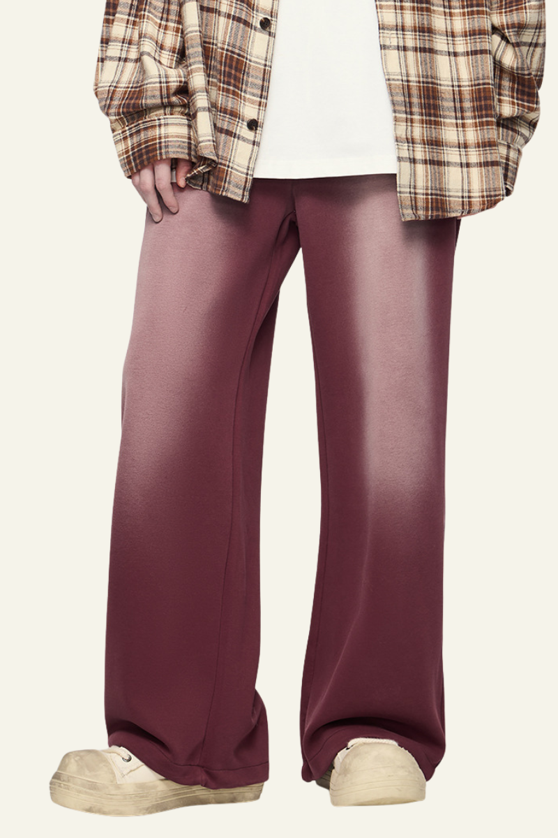 Men's Streetwear Gradient Draped Wide-Leg Pants