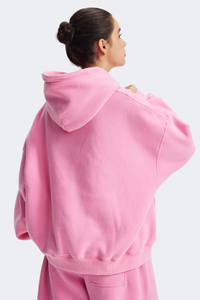 Women's Streetwear Vintage Washed Front Pocket Hooded