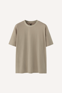Men's Spring Summer Polyester Solid Crewneck Quick Dry Tee