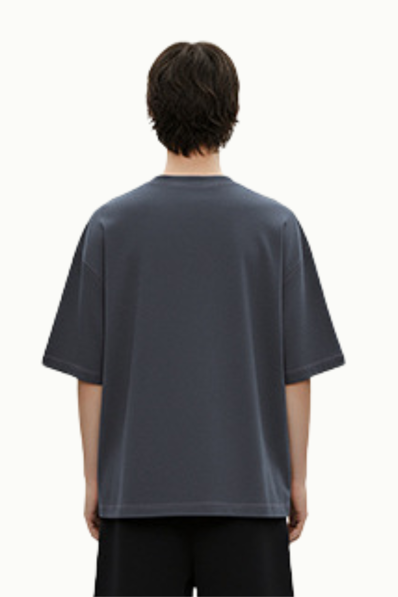Men's Summer 280g Cotton Washed Oversized Boxy Tee