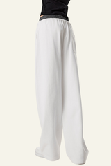 Women's Double-Waistband Straight Leg pants.