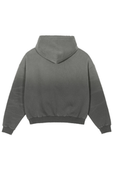 Men's Vintage Gradient Destroyed-Detail Hoodie