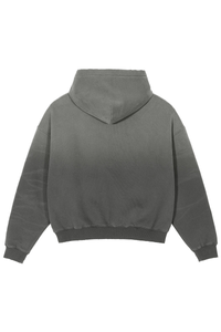Men's Vintage Gradient Destroyed-Detail Hoodie