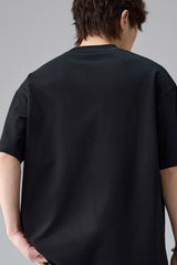 Men's Summer Topstitch Colorblock Crewneck Tee
