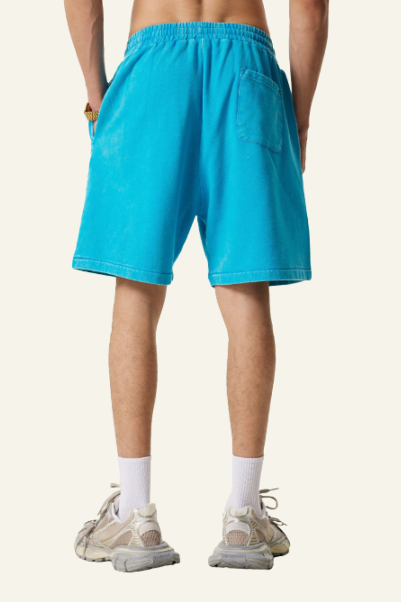 Men's Cottton Washed Athletic Wear Shorts