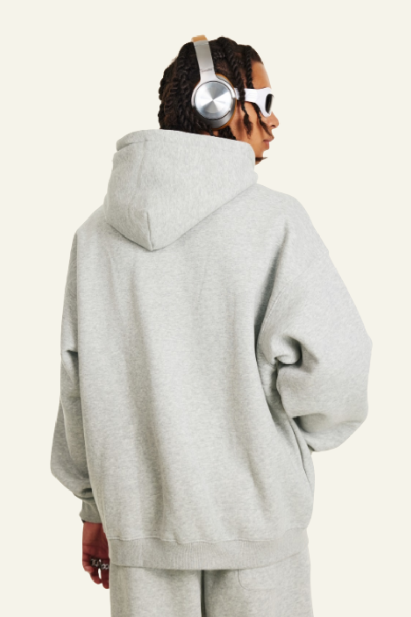 Men's Solid Color Oversize Hoodie