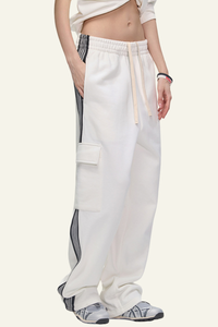 Women's Streetwear Color Blocked Side-Striped Pants