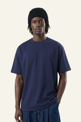 Men's Streetwear Loose-Fitting Drop Shoulders Solid T-shirt