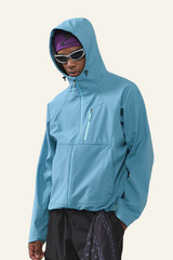 Men's Streetwear Fleece Lined Waterproof Hooded Jacket