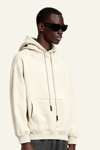 Men's Streetwear Fleece-lined Front Pocket Hoodie