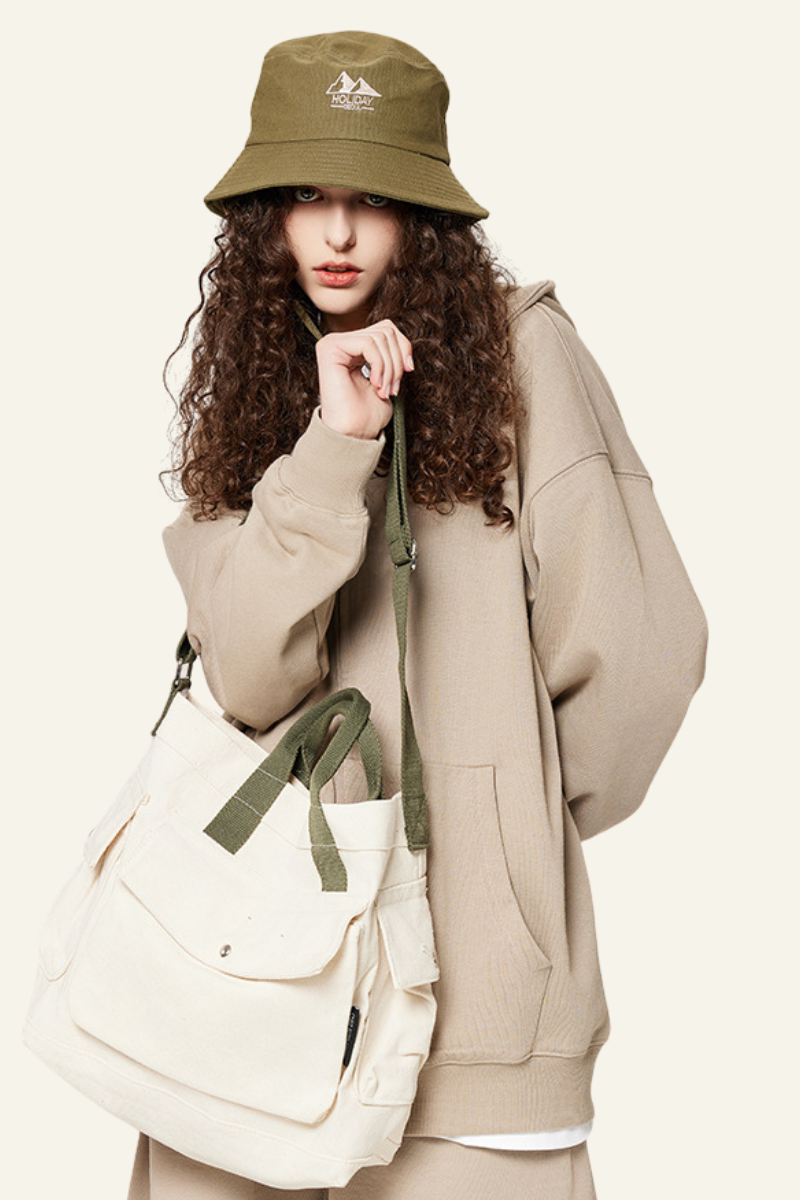 Women's  Streetwear Full Zipper Hooded Jacket