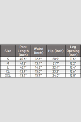Men's Fall 450g Knit Raw Edge Washed Straight Pants