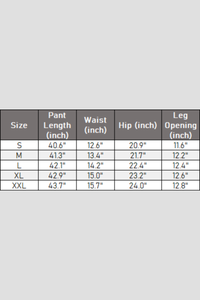 Men's Fall 450g Knit Raw Edge Washed Straight Pants