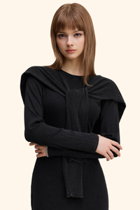 Women's Pigment Shrug - Vintage Knit Crop Bolero
