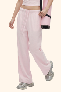 Women's Spring Summer 200g High Stretch Wide Leg Pants
