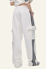Women's Streetwear Color Blocked Side-Striped Pants