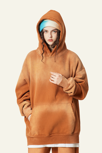 Women's Heavyweight Washed Gradient Hoodie