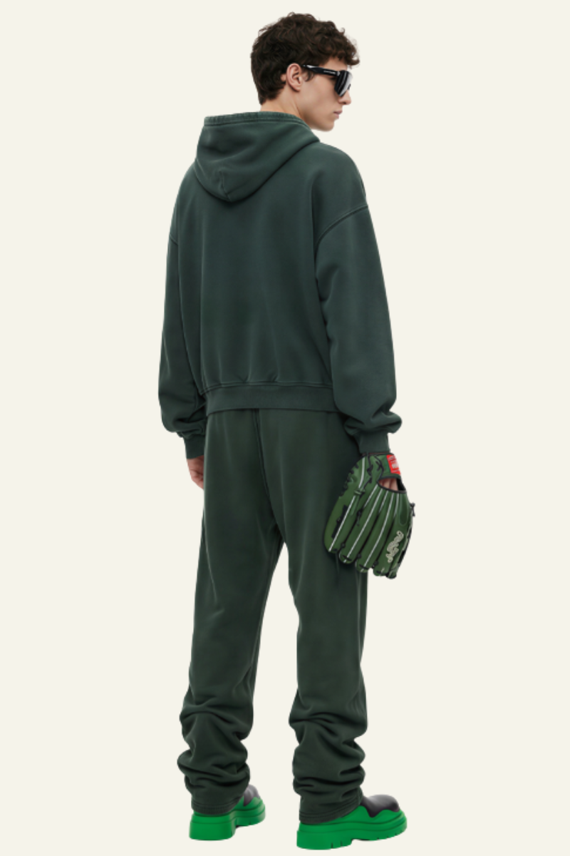 Men's Streetwear Set:Hooded Jacket & Casual Pants