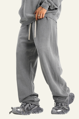 Men's Heavyweight Washed Cotton Athletic Wear Pants