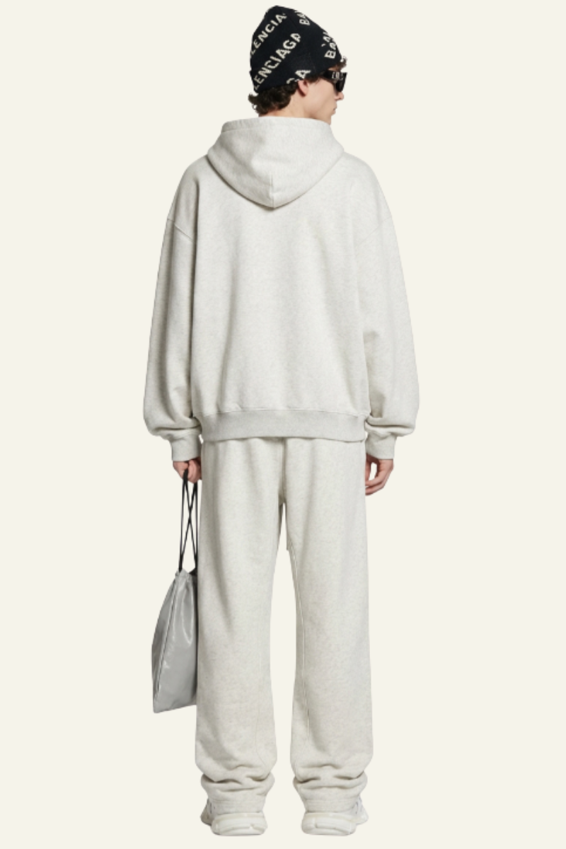 Men's Streetwear Set:Hooded Jacket & Straight Leg Pants