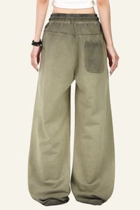 Men's Cotton Vintage Washed Straight Leg Pant