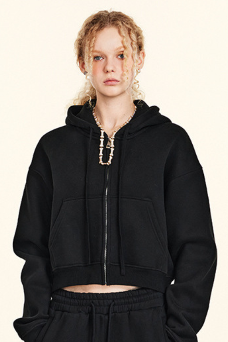 Women's Full Zipper Hooded Jacket
