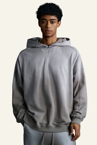 Men's Gradient Color Cotton Hoodie