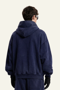 Men's Full Zipper Pocket Hooded Jacket