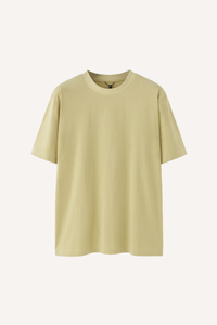 Men's Spring Summer Polyester Solid Crewneck Quick Dry Tee