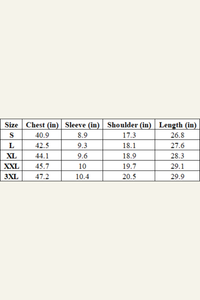 Unisex Round Neck Drape Sleeve Loose Fit T-shirt