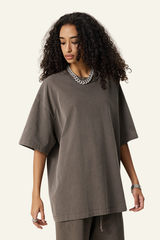 Women's Cotton Streetwear Washed T-Shirt