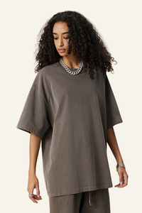 Women's Cotton Streetwear Washed T-Shirt